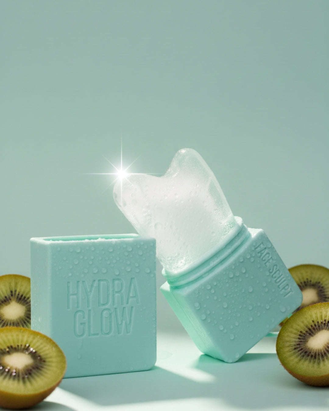 Aqua Bloom Sculpt – Herramienta Facial 2 en 1 Reutilizable para Crioterapia